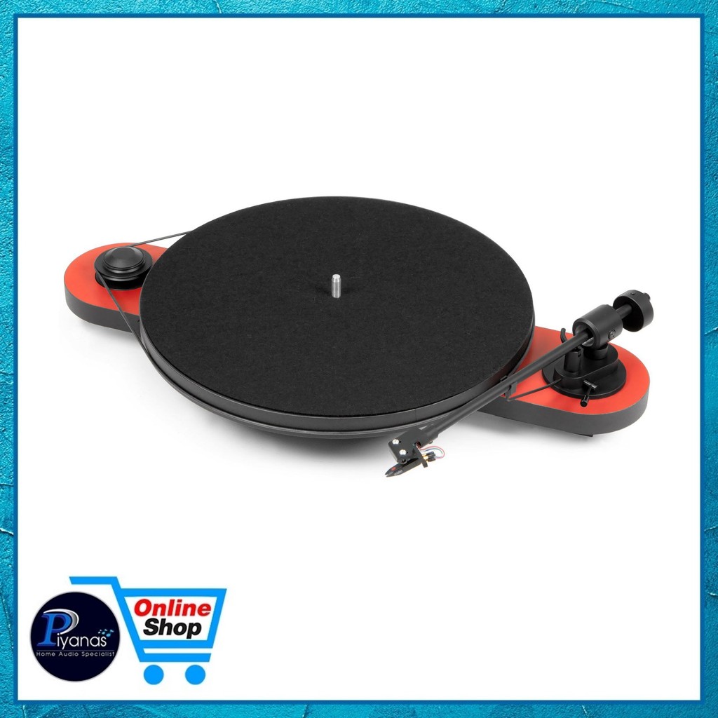 PROJECT : ELEMENTAL (พร้อมหัวเข็ม ORTOFON รุ่น OM 5E) (RED/BLACK)/piyanas electric/ปิยะนัส อิเล็คทริ