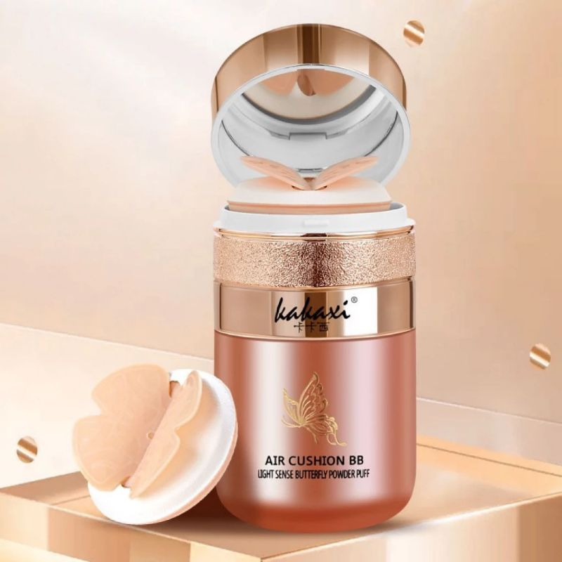 [ของแท้ พร้อมส่ง] 124-01 KAKAXI AIR CUSHION BB No.570 คุชชั่นผีเสื้อ BB ครีม ปกปิดคล้ำใต้ตา รอยแดง รอยสิว คุมมัน กันน้ำ