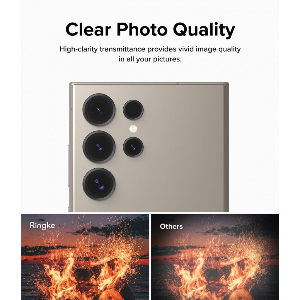 Ringke กระจกเลนส์กล้องสำหรับ Galaxy S24 Ultra รุ่น Camera รูปที่ 5