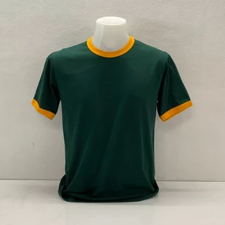 เสื้อคอกลมกุ๊นคอกุ๊นแขนผ้าคอตตอน