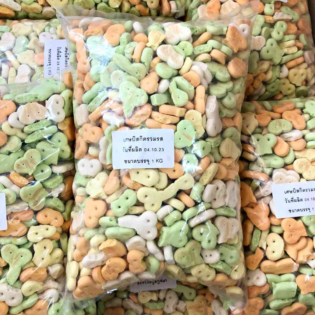 ขนมสุนัข บิสกิตหลุด QC 1 กิโลกรัม