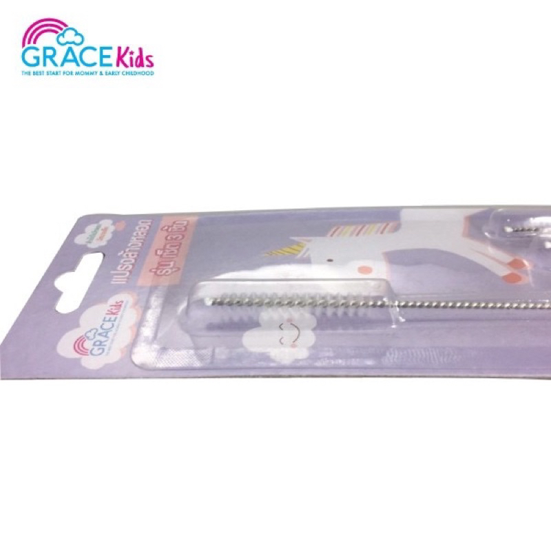 แปรงล้างหลอด เซต 3 ชิ้น [3in1] Grace Kids (สีฟ้า-สีชมพู)   แปรงล้างหลอดทุกประเภท มีรีฟิลในเซต คุ้มมาก ราคา ถูกที่สุด ดีลบีเคเค แกลเลอรีภาพที่ 3