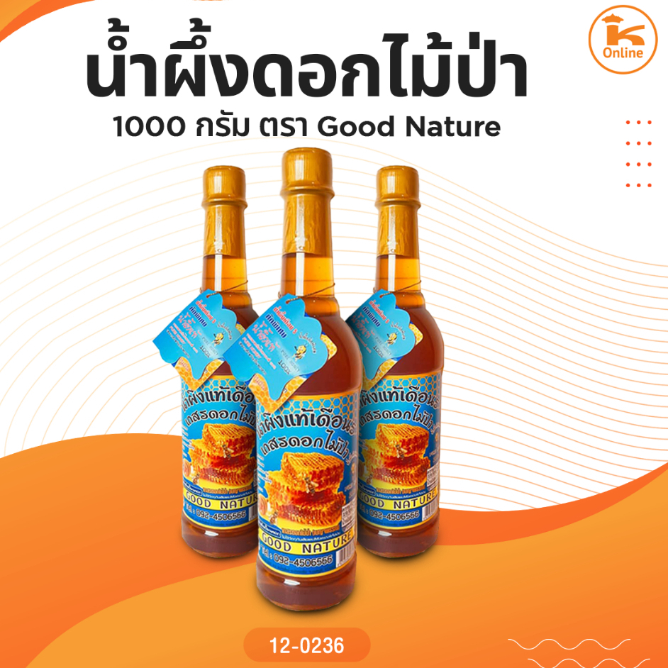 น้ำผึ้งดอกไม้ป่า ตรา Good Nature 1000 กรัม