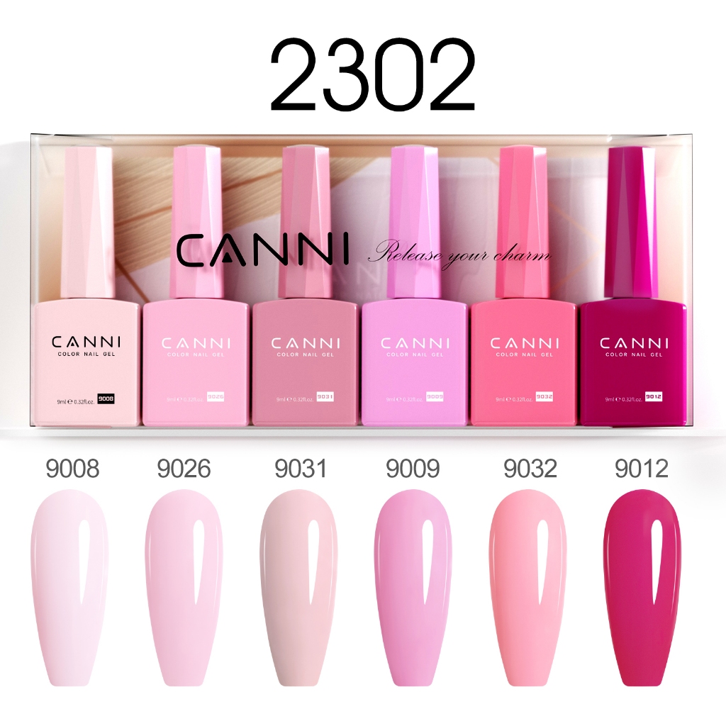 🔥พร้อมส่ง 🔥 C2302 เซตแคนนิ (Canni) รุ่นใหม่ 6 สีHema Free & TPO Free