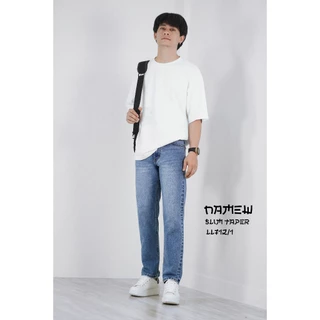 NAMEW Slim Taper Jeans กางเกงยีนส์ทรงสลิมพอดีข้อเท้า