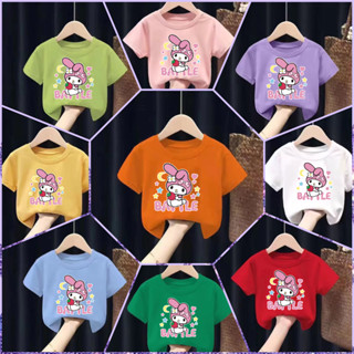 HOT 2024 เสื้อยืดเด็กพิมพ์ลายการ์ตูนน่ารักๆๆ เนื้อผ้าฝ้าย Pa…