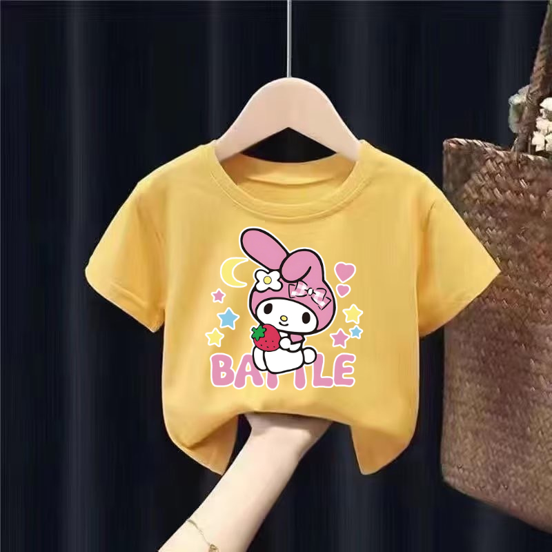 HOT 2024 เสื้อยืดเด็กพิมพ์ลายการ์ตูนน่ารักๆๆ เนื้อผ้าฝ้าย Pattern  692