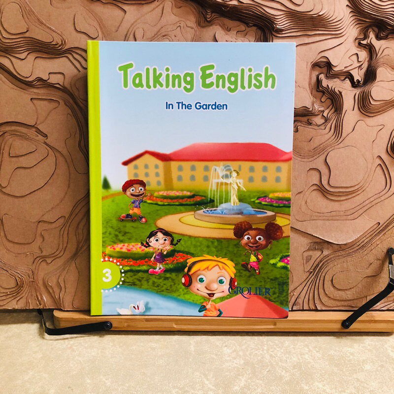 จ322 Talking English  In The Garden  3  GROLIER