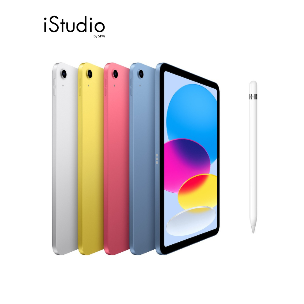 [ซื้อคู่คุ้มกว่า] Apple iPad Gen10 รุ่น Wifi พร้อม Apple Pencil Gen 1 I iStudio by SPVi