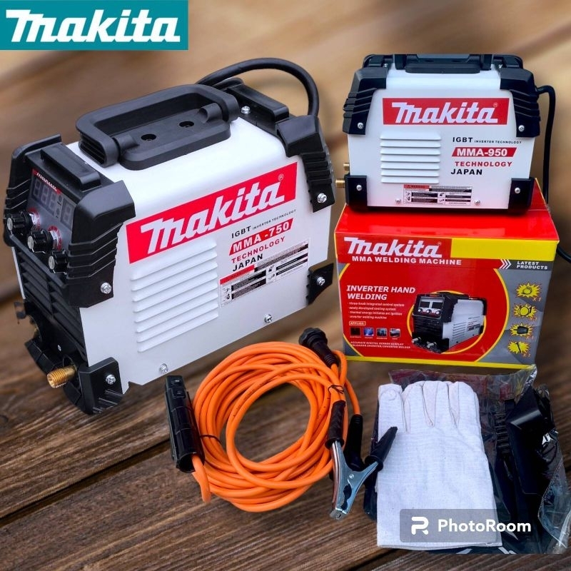 ตู้เชื่อม Makita MMA 950 พร้อมชุดสายเชื่อม 10 เมตร สายดิน 1.20 เมตรราคา