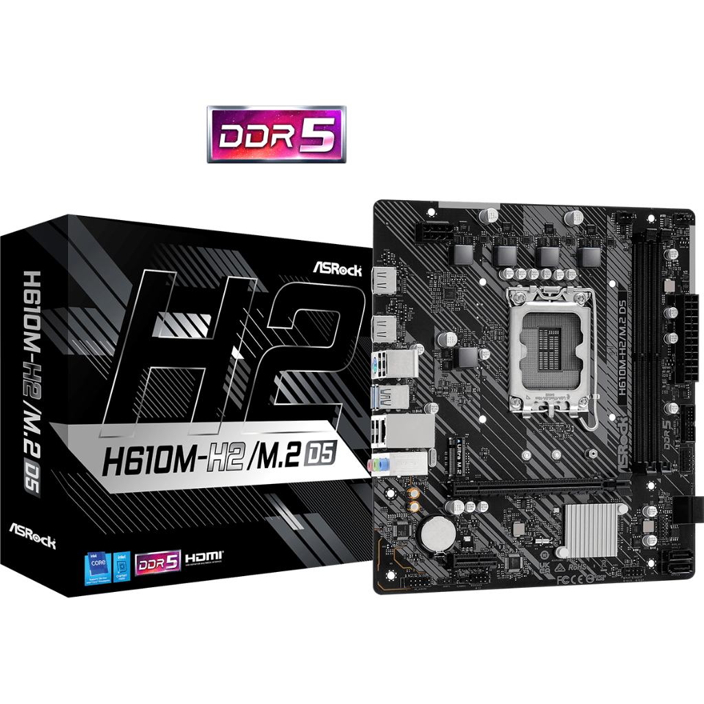 ASROCK H610M-H2/M.2 D5 (LGA1700) mATX