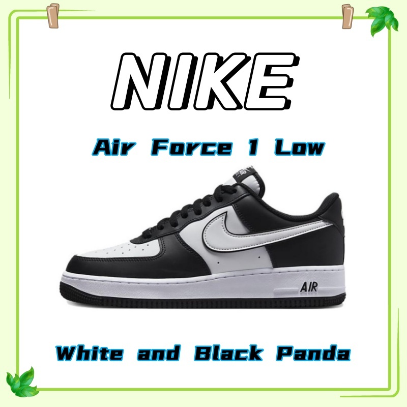 รองเท้าผ้าใบ NIKE Air Force 1 Low White and Black Panda