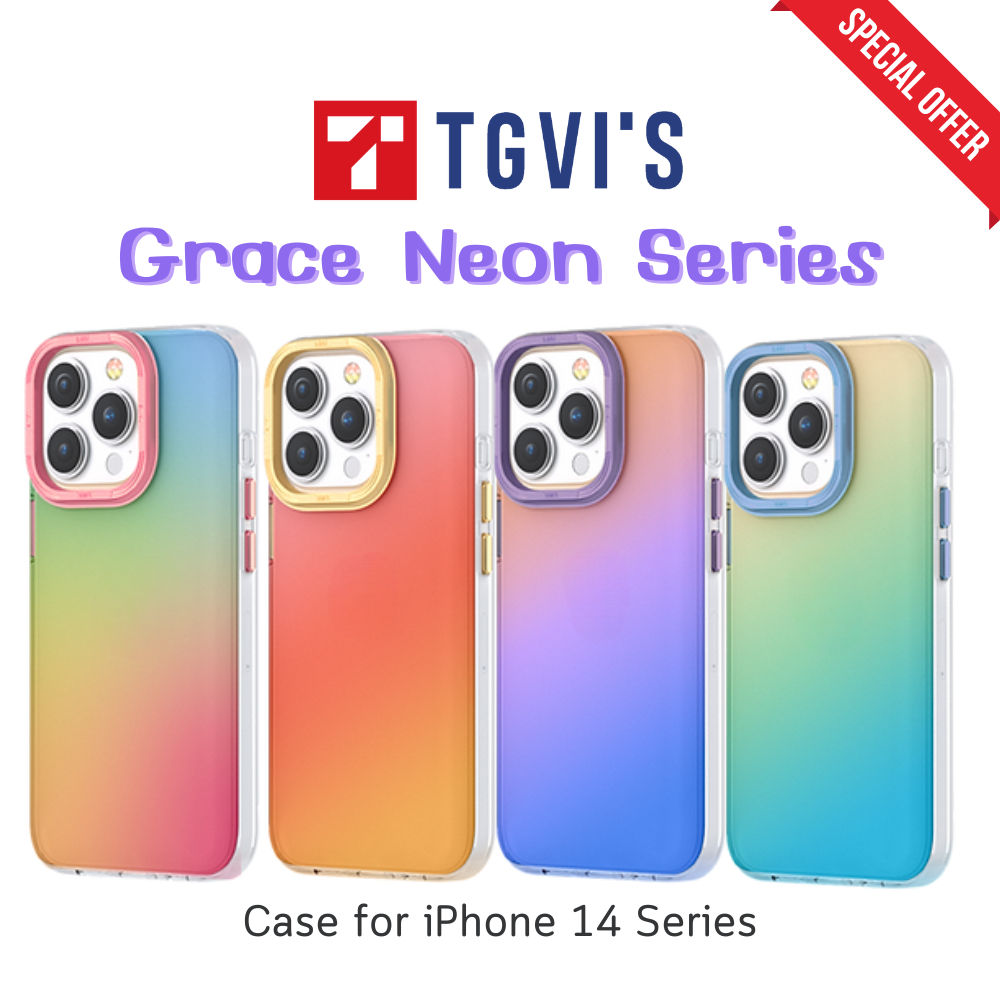 TGVi'S Grace Neon Case เคส สำหรับ iPhone 14 Series