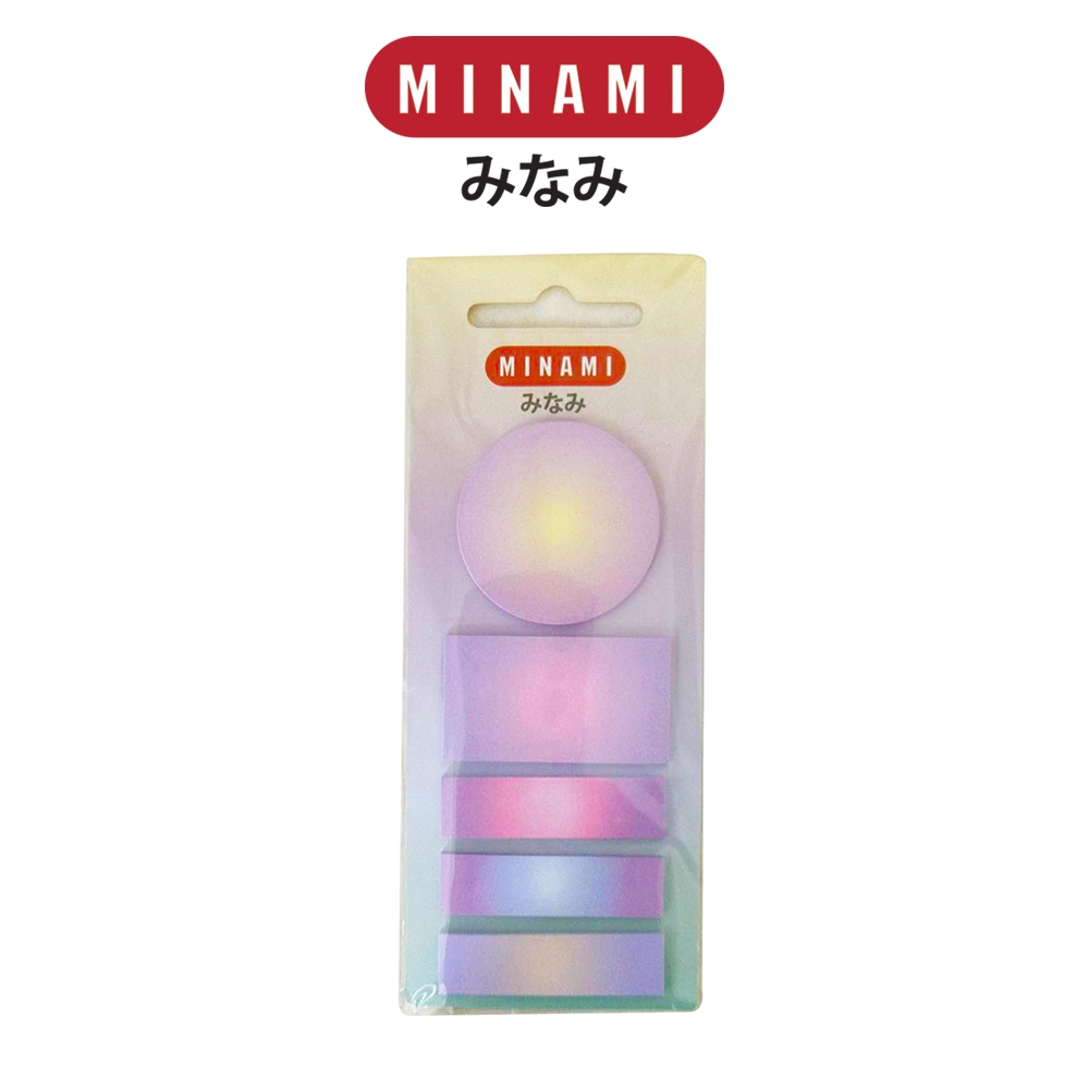 MINAMI (มินามิ) สติ๊กเกอร์โน๊ต MI-62 คละลาย จำนวน 1 แพ็ค