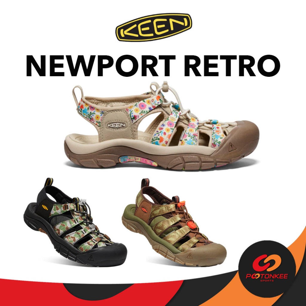 ของแท้ 100% KEEN Newport Retro รองเท้าเท้าแตะรัดส้น ลำลอง ผู้ชาย ผู้หญิง