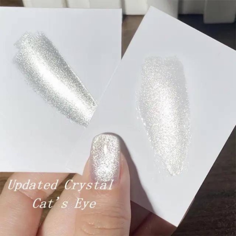VENDEENI แคทอายขาว ขวดชมพู สีเจลลูกแก้ว สีลูกแก้วขาว ทาทับทุกสี