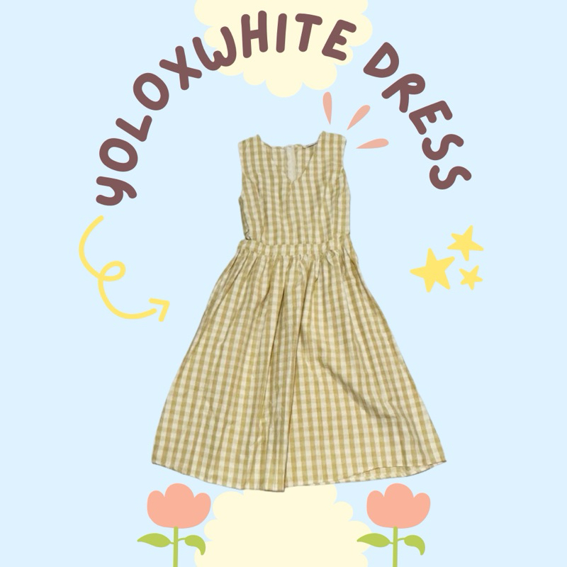 Yolo cross white dress
