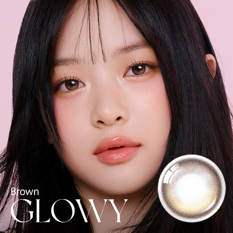 👀 OLENS Eyelighter GLOWY 1Day Brown (กล่อง5คู่)✨