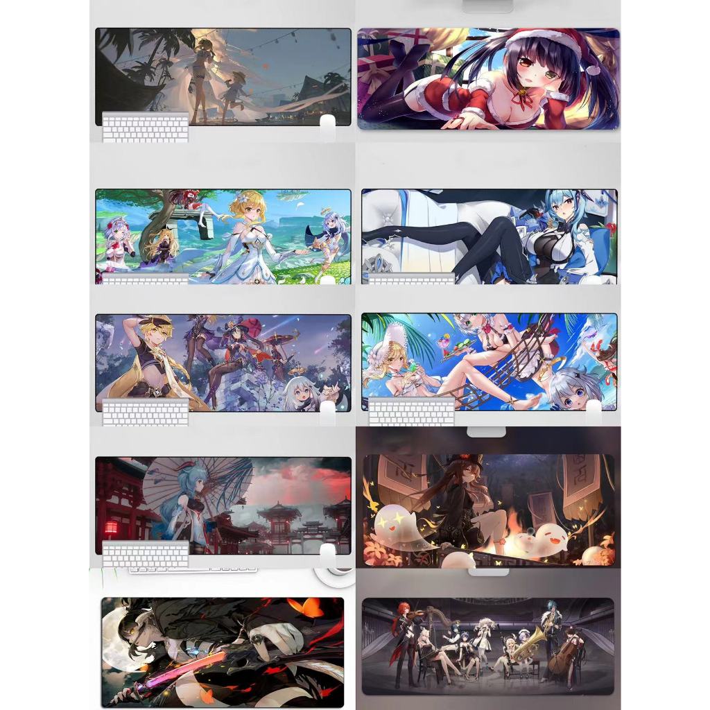 แผ่นรองเม้าส์ 300x800x3 มม. แผ่นรองเมาส์ ที่รองเมาส์ Mouse Pad แผ่นรองเม้าส์ขนาดใหญ่ เมาส์