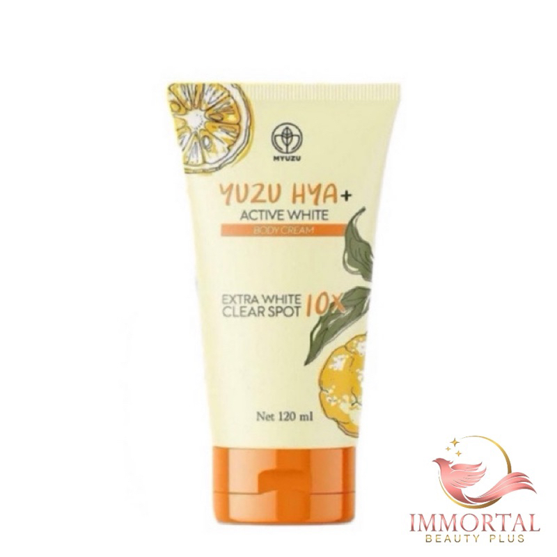 แท้ % ครีมเจลมิวซุ ยูซุ ไฮยา แอคทีฟ ไวท์ บอดี้ครีม Yuzu Hya active white body cream 120ml