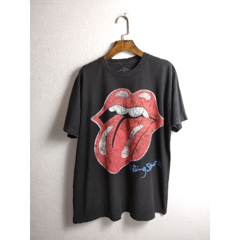เสื้อวง มือสอง Rolling Stones อก 44 ยาว 27