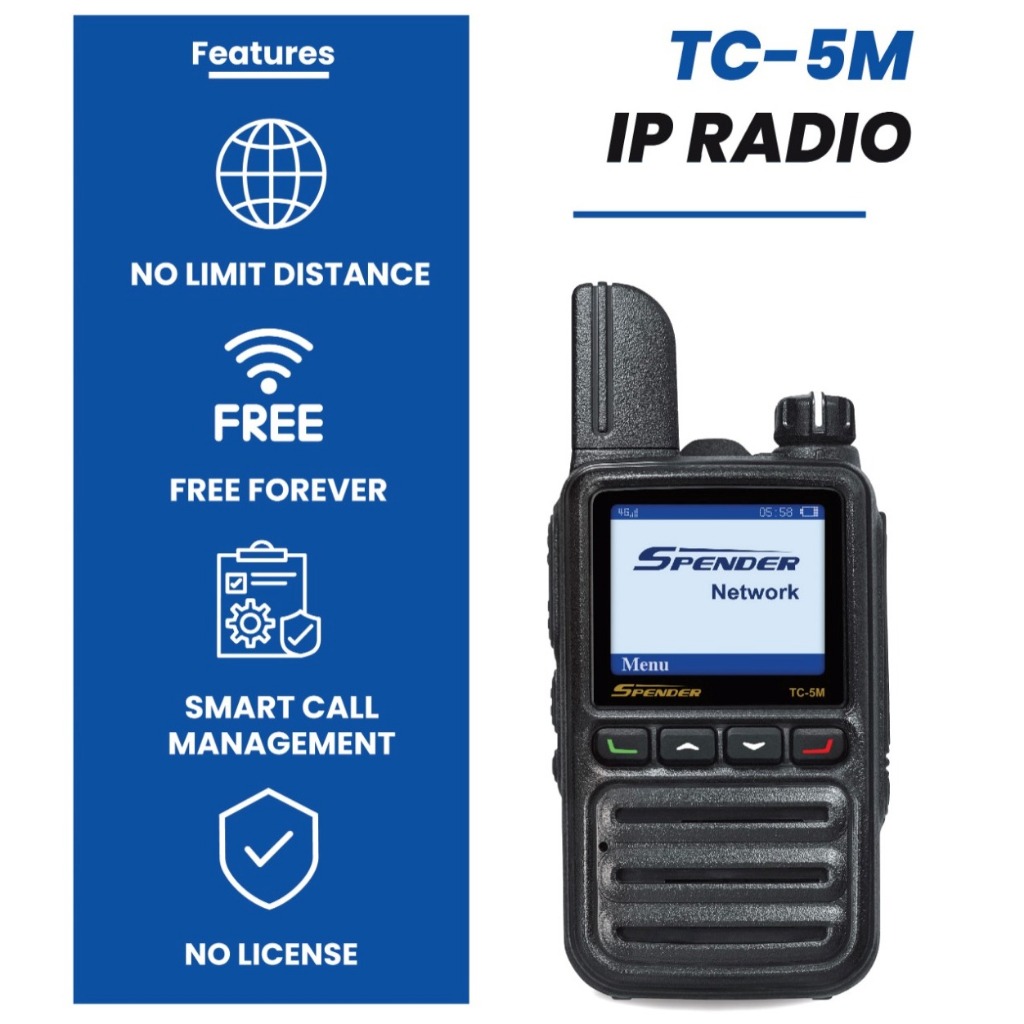 spender tc-5m poc spender network ip radio