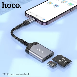 HOCO UA25 การ์ดรีดเดอร์ สำหรับ iOS & Type-C to SD / TF card ความเร็วสูง 480Mbps รับไฟล์สูงสุด 2TB รองรับ OTG Reader hc5