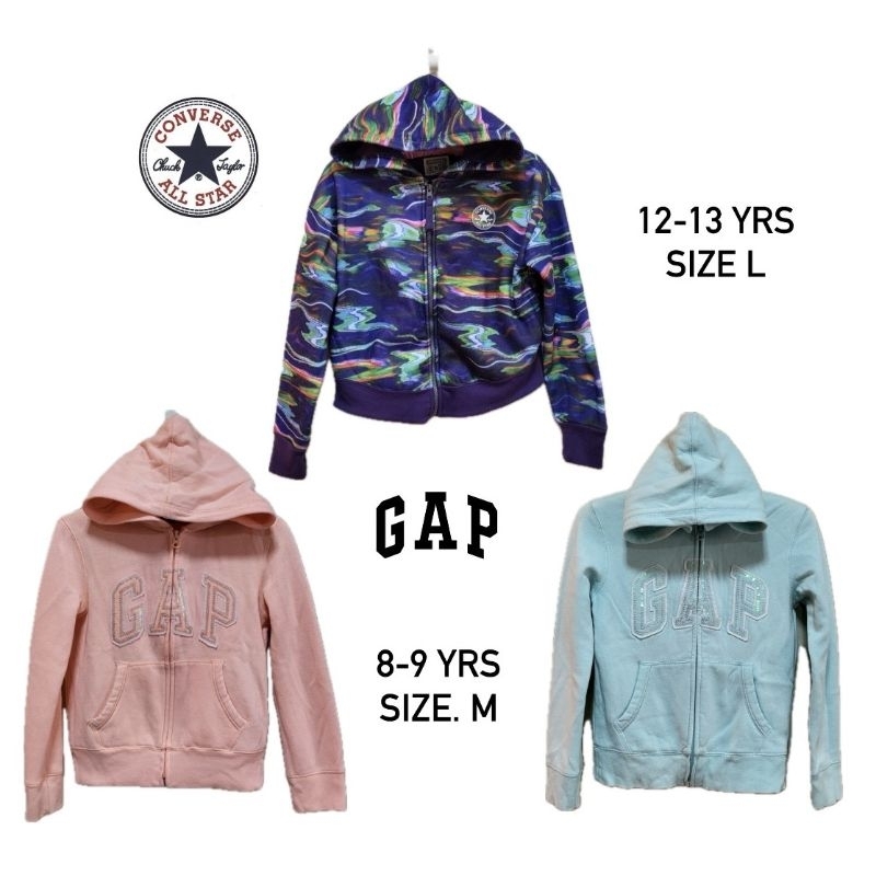 [พา้อมส่ง]​ เสื้อกันหนาวเด็ก Converse All Star , GapKids เสื้อกันหนาวคอนเวิร์ส เสื้อกันหนาวแก๊ป มือส