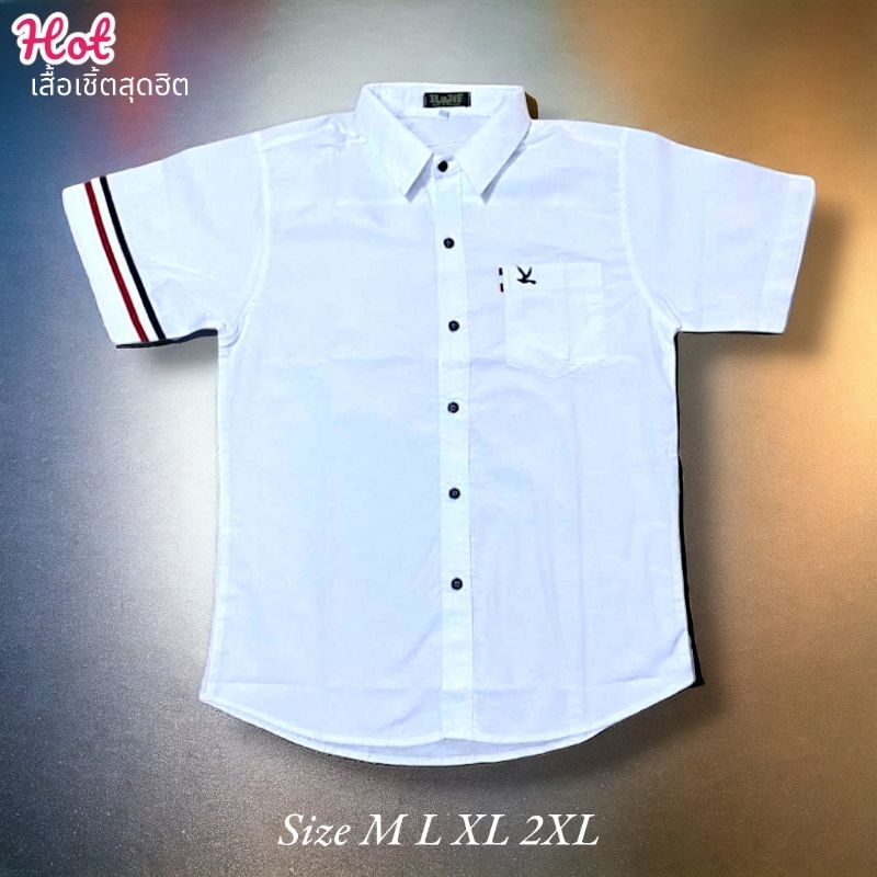 เสื้อผู้ชาย เสื้อเชิ้ตแขนสั้นผู้ชาย ลายสุดฮิต มี 4 สีให้เลือกเลยนะ เสื้อผ้าผู้ชาย