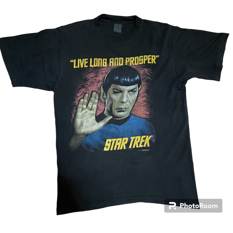 เสื้อยืดวินเทจ Star Trek ตอกปี 1993 ผ้างานยุโรป สียังเข้ม