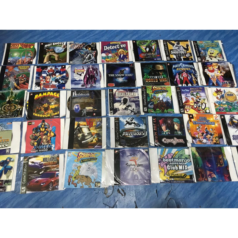 PS1,เกมส์ (11) แผ่นปั๊มรุ่นเก่า หายาก แผ่นใหม่ สภาพใส
