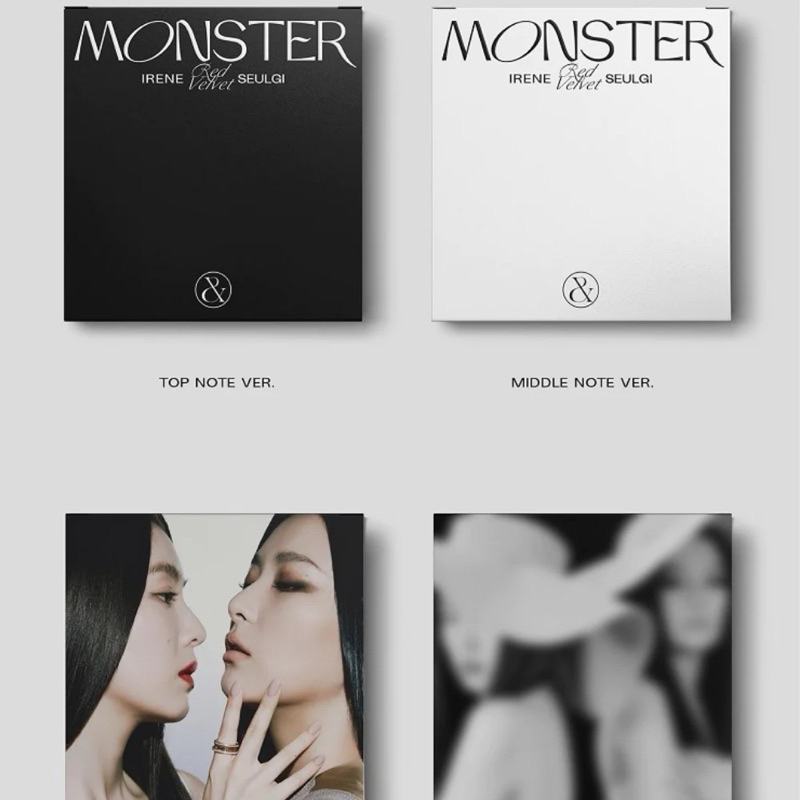 อัลบั้มเปล่า*ไม่มีการ์ด* Monster - Red Velvet IRENE&SEULGI *รอบไซน์* *แกะแล้ว*