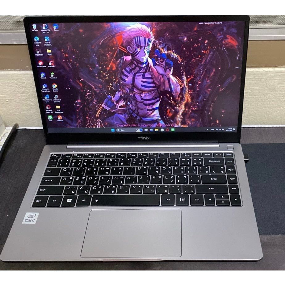 Infinix inbook x2 core i7 สีเทา