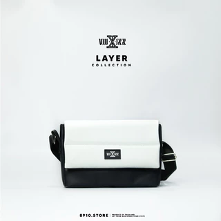 (มีสีใหม่) LAYER 9" มี 8 สี แบรนด์ 8910 กระเป๋าหนัง สะพายข้าง ทรงนวมหนา ใส่ ipad mini แบรนด์ไทย หนังกันน้ำ