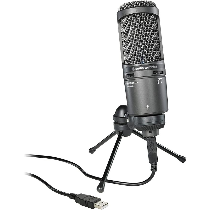 [Audio Technica®] Cardioid Condenser Microphone AT2020USB+ ไมโครโฟนคอนเดนเซอร์ แบบCardioid