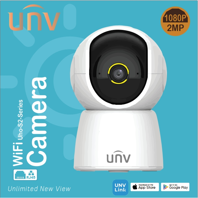 ⚡️กล้องวงจรปิดไร้สาย⚡️Uniview รุ่น UHO-S2E 2MP/3MP Indoor Pan & Tilt Wi-Fi Camera ประกัน 2 ปี