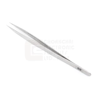 Cadik แหนบ สแตนเลส ปากแหลม ยาว 140มม รุ่น SS คุณภาพสูง Anti-Magnetic (Stainless Steel Tweezers) ฟอร์เซป ปากคีบ Forceps