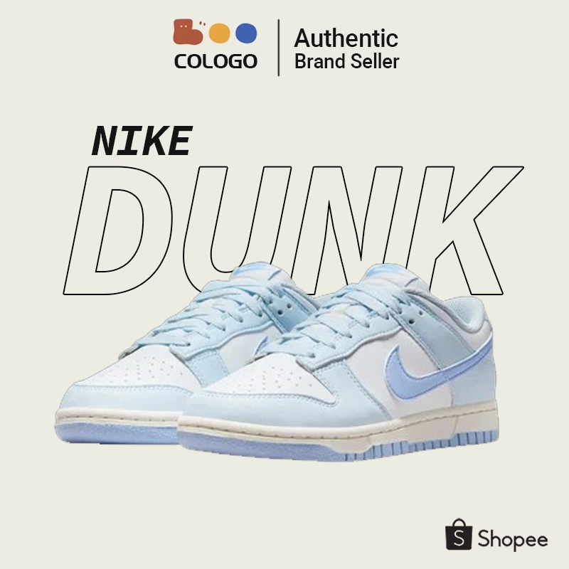 Nike Dunk Low Next Nature "Blue Tint" รองเท้าผ้าใบ 💯
