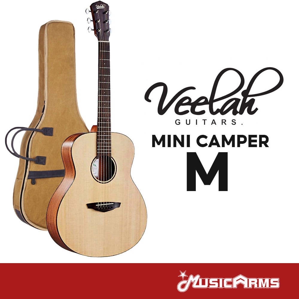 Veelah Mini Camper M กีต้าร์โปร่ง แถมฟรีกระเป๋า