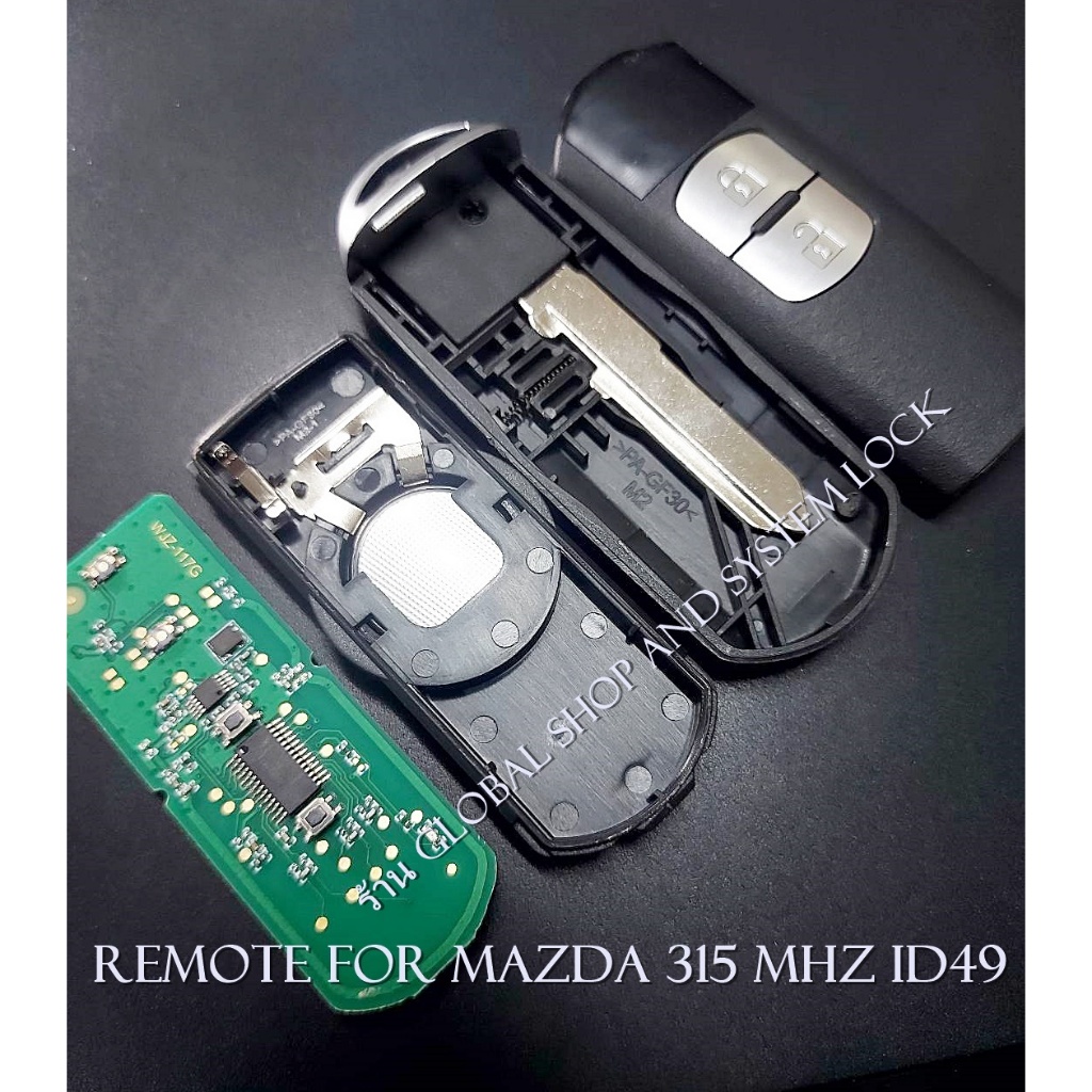 รีโมท Mazda 315Mhz ID49 SkyActiv 2 3 CX-3 CX-5 CX-8 2-3 ปุ่ม (ปี2018 ขึ้นไป) วงจรแท้​ พร้อมก้านกุญแจ ราคา ถูกที่สุด ดีลบีเคเค แกลเลอรีภาพที่ 2