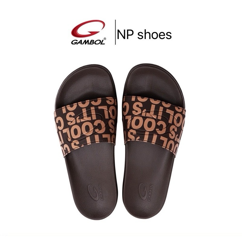 [ลูกค้าใหม่ราคา 1 บาท ]🍀GAMBOL แกมโบล รองเท้าแตะสวมผู้หญิง/ผู้ชาย GM 42181 Size 36-43