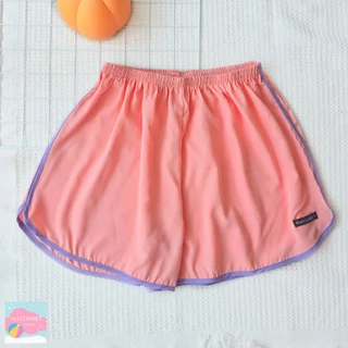< XL > กางเกงขาสั้นสาวอวบไซส์ใหญ่ ทรงเลดี้สปอร์ต ขากว้าง ไหมอิตาลี่ ใส่นอน อยู่บ้าน ออกกำลังกาย By A.COSMET