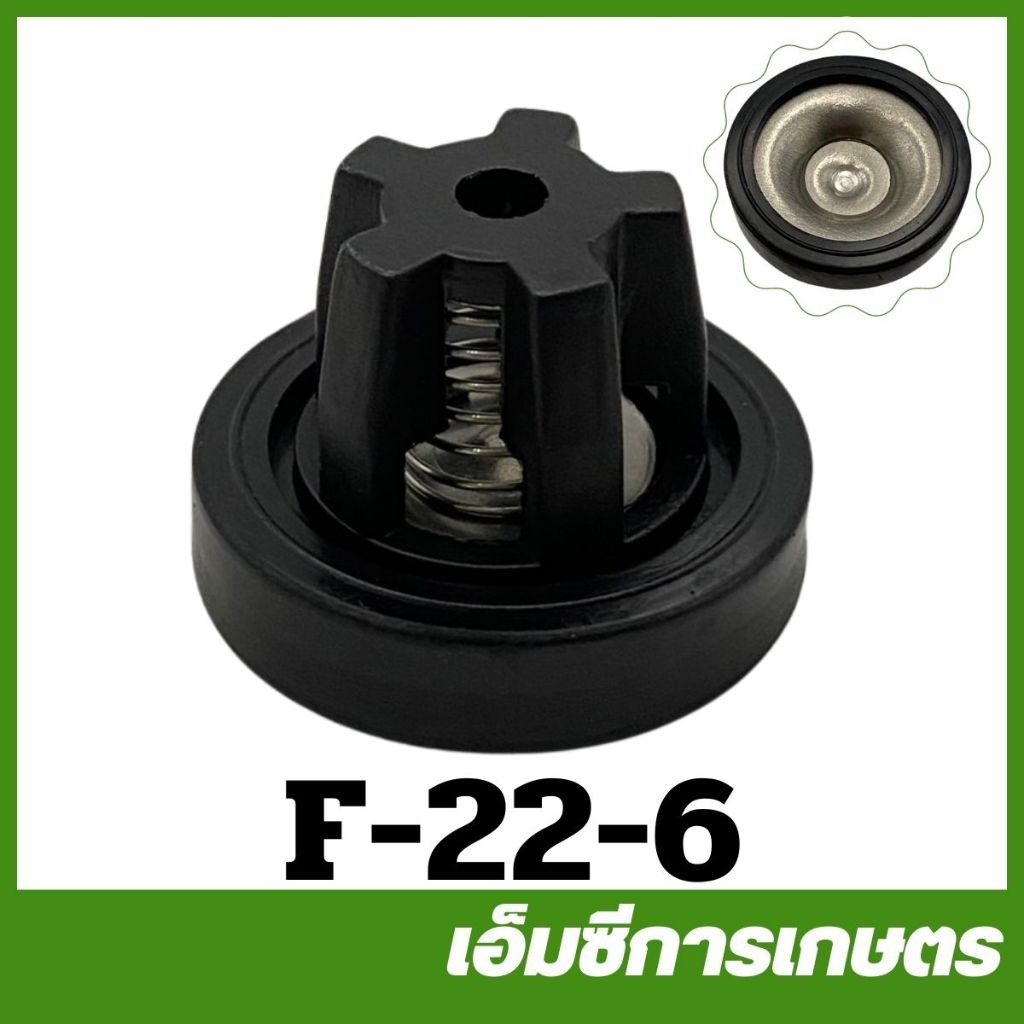 F-22-6 วาล์ว 6 หุน ปั๊มพ่นยา 3 สูบ ***เช็คขนาดก่อนสั่งซื้อ***