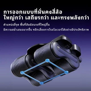 DongC ใหม่วงล้อออกกำลังกายหน้าท้องสี่ล้อเด้งอัตโนมัติเครื่องมือฝึกกล้ามเนื้อหน้าท้องสำหรับผู้ชายและผู้หญิงเครื่อ