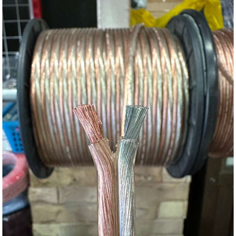 สายลำโพงRed Lion RL-10 AWG รุ่นทองแดงเต็มทองแดงแท้100% ราคาต่อเมตร (ไม่พร้อมกรุณาอย่ากดสั่ง)