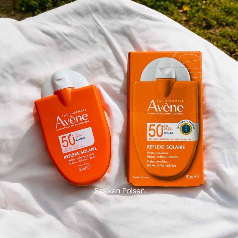 Avene Réflexe Solaire Sensitive Skin SPF50+ ขนาด 30 ml.ครีมกันแดดสำหรับผิวหน้า #กันน้ำ
