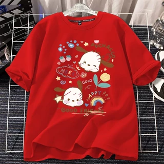 D630เสื้อยืดแขนสั้ง ใส่ได้ทั้งชายและหญิง ลายแฟชั่งนานาชาติร์**ปลีก-ส่ง