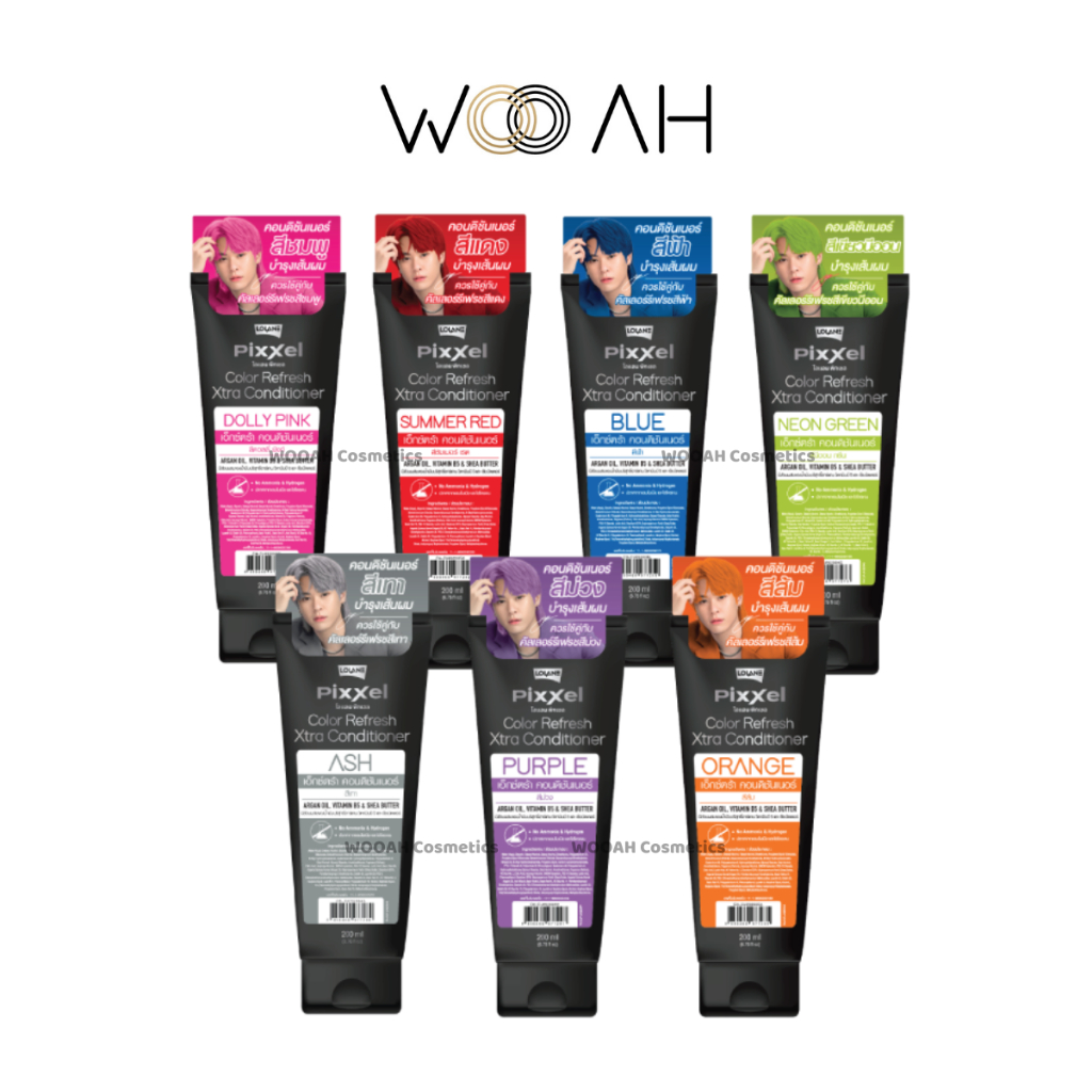 Lolane Pixxel Color Refresh Xtra Conditioner โลแลน พิกเซล คัลเลอร์ รีเฟรช เอ็กซ์ตร้า คอนดิชันเนอร์ เพิ่มประกายสี 200ml.