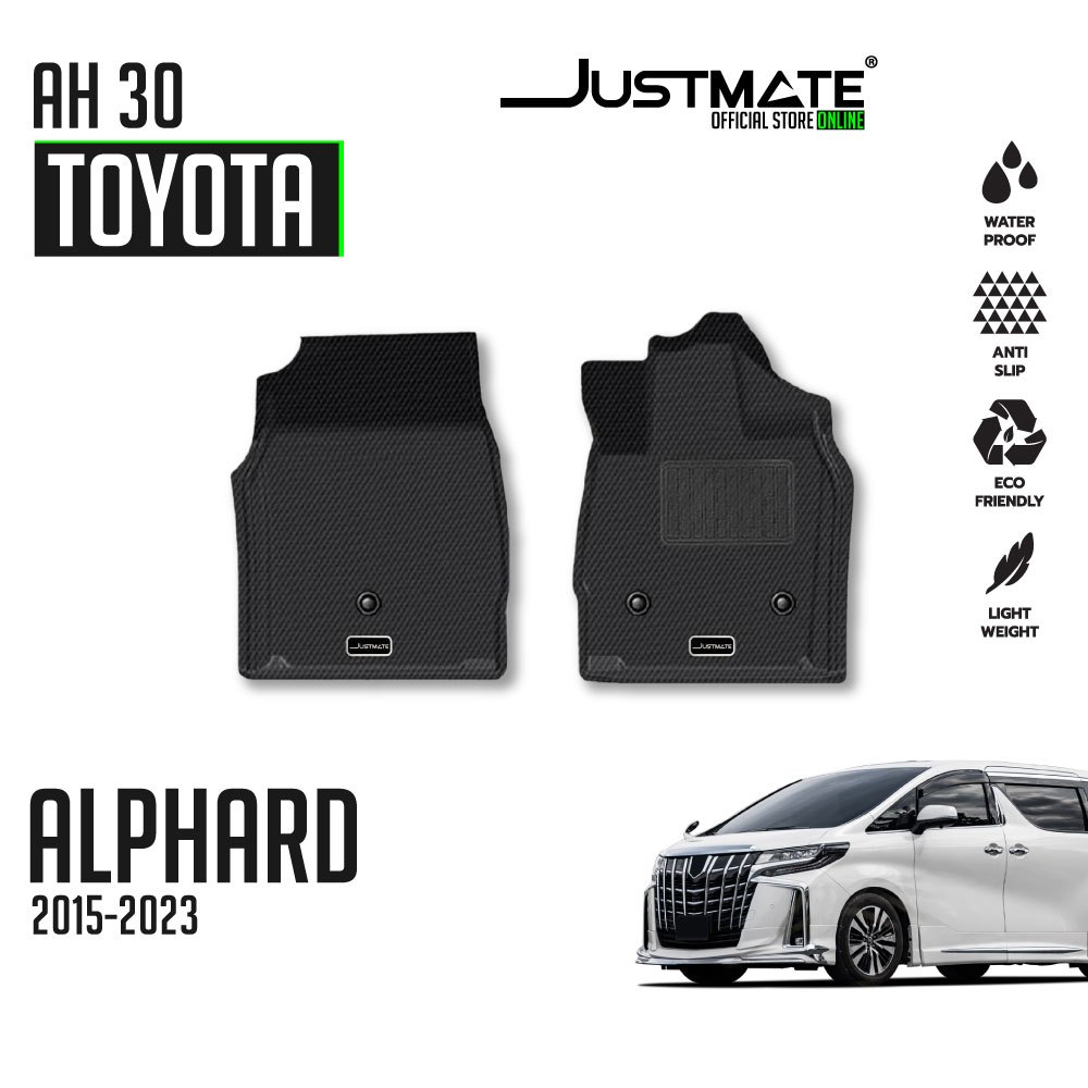[JUSTMATE] TOYOTA พรมปูพื้นรถยนต์ ALPHARD AH30 2015 - 2022
