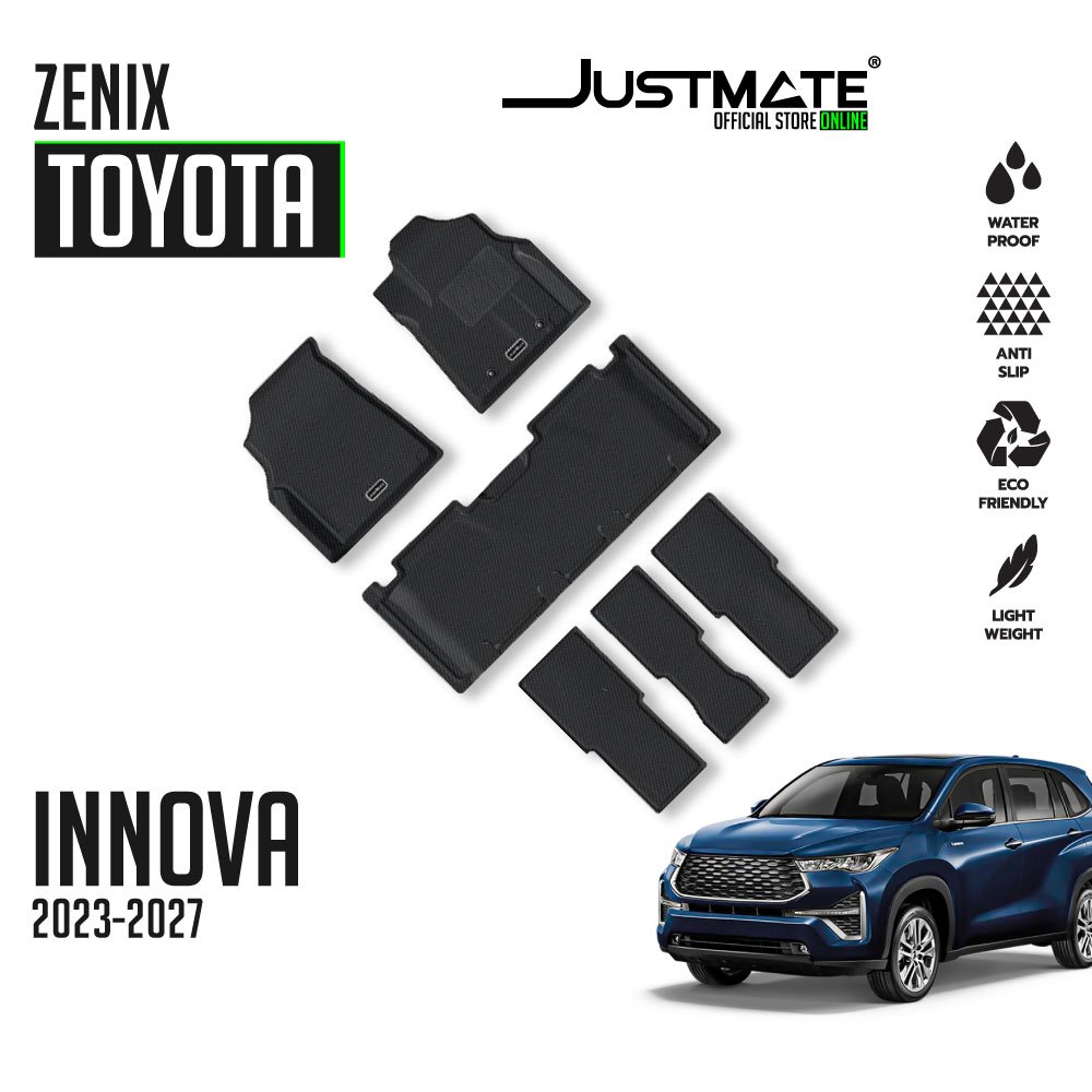 [JUSTMATE] TOYOTA พรมปูพื้นรถยนต์ INNOVA ZENIX 2023 - 2028